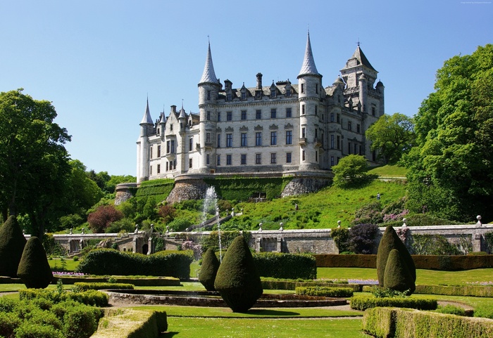 Dunrobin Castle and Gardens, Sutherland, Scotland