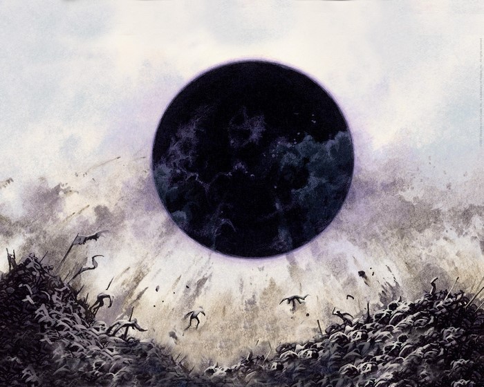 Dark Moon over a Pile of Bodies