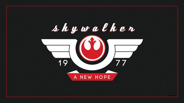 Star Wars Skywalker A New Hope 1977 Logo