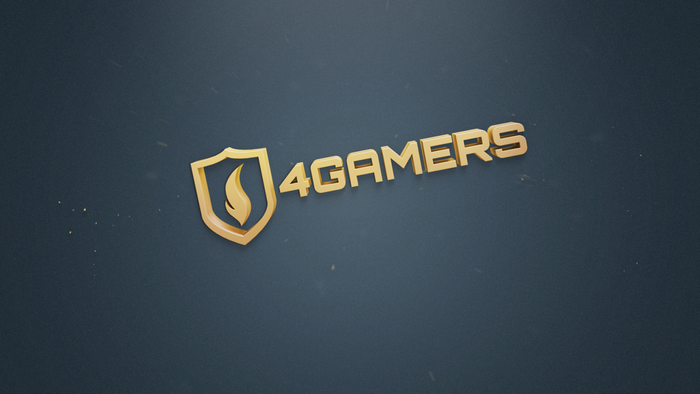 4Gamers logo with shield and flame symbol