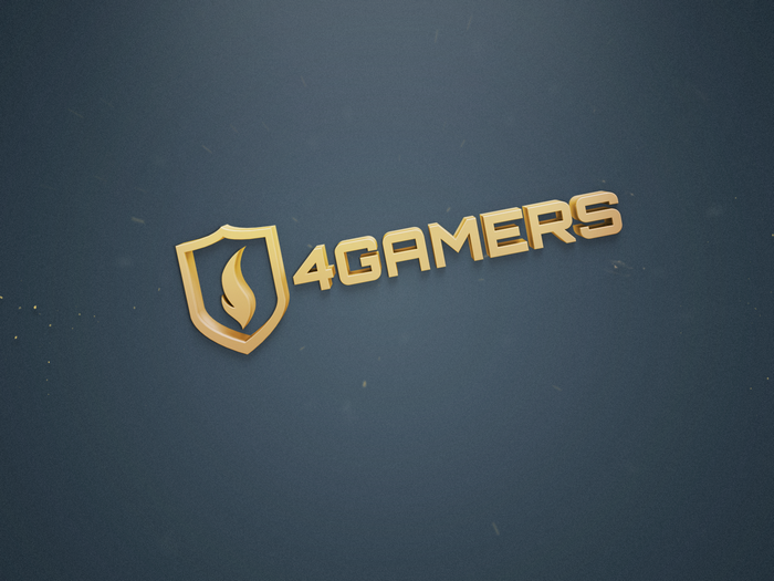 4Gamers logo with shield and flame symbol