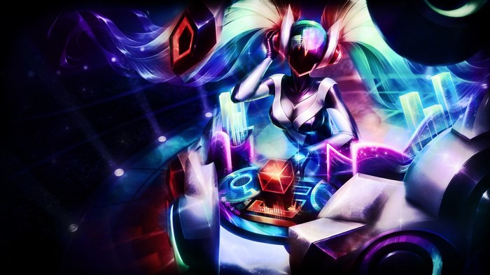 anime, League of Legends, Sona League of Legends, DJ Sona, screenshot ...