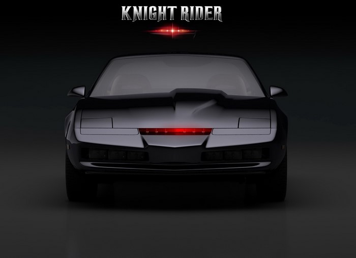 Knight Rider KITT car with red scanner light