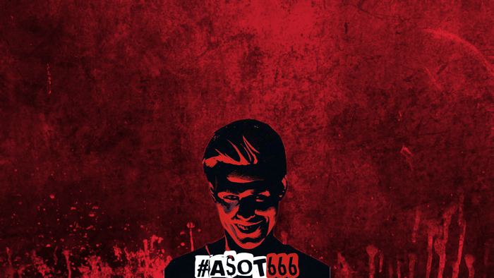 ASOT 666 album cover by Armin van Buuren