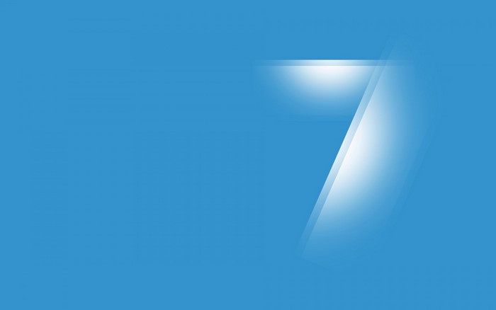 Windows 7 logo on blue background