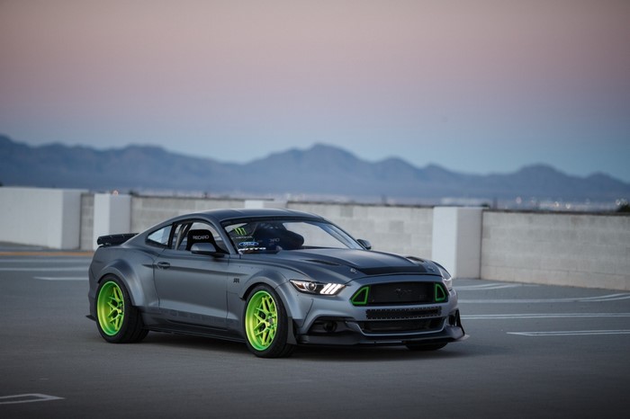 Ford Mustang RTR with Monster Energy livery
