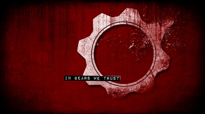 Gears of War Gear Logo with Text