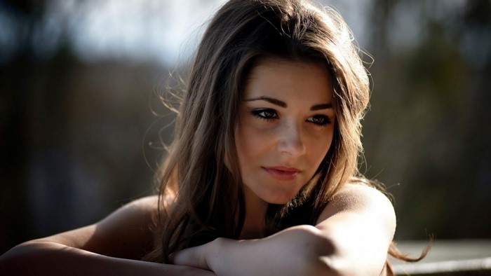 Contemplative Portrait of Dana Kareglazaya Outdoors