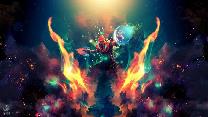 Lee Sin from League of Legends in space