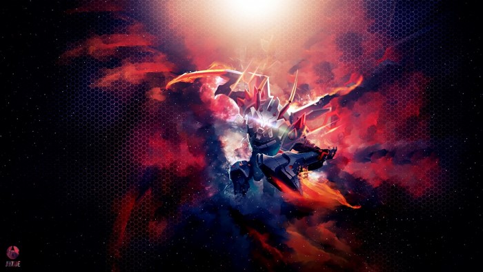 Kha Zix from League of Legends in space
