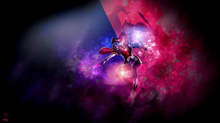 Shaco from League of Legends with special effects