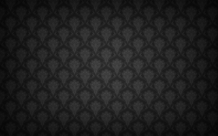 Black damask pattern with a gradient effect