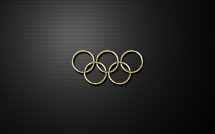 Olympic rings on a dark textured background