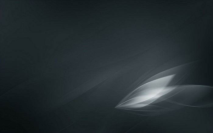 Abstract Monochrome Light Wave on Dark Background