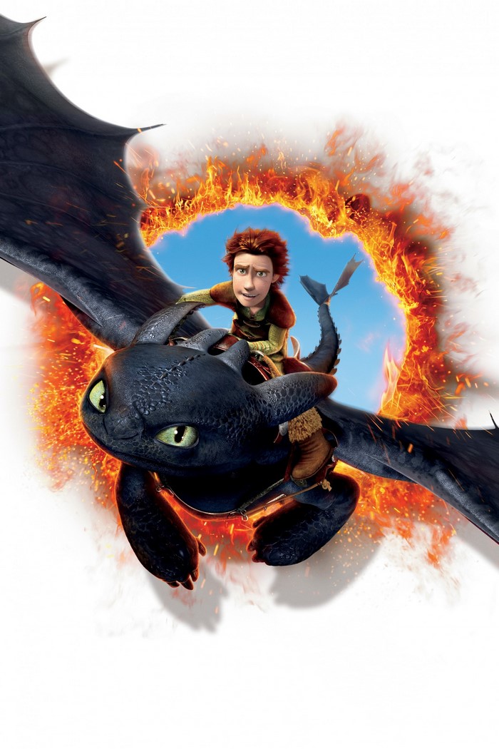 Hiccup and Toothless from How to Train Your Dragon