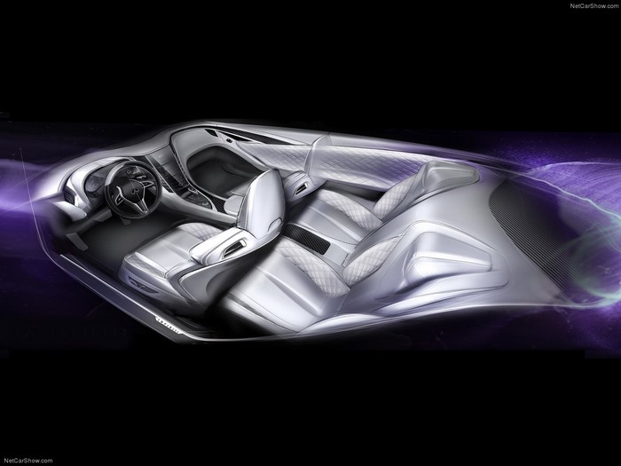 Infiniti Q60 Coupe concept car interior design sketch