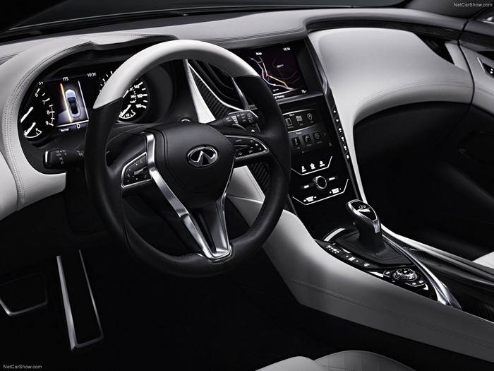 Infiniti Q60 Coupe Interior with Steering Wheel and Dashboard