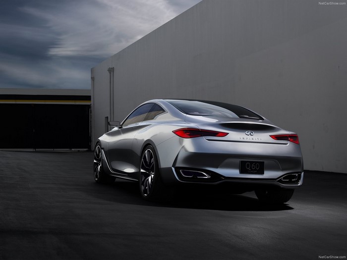 2015 Infiniti Q60 Silver Concept Coupe