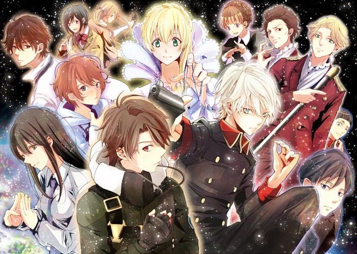 Aldnoah Zero characters including Asseylum Vers Allusia and Slaine Troyard