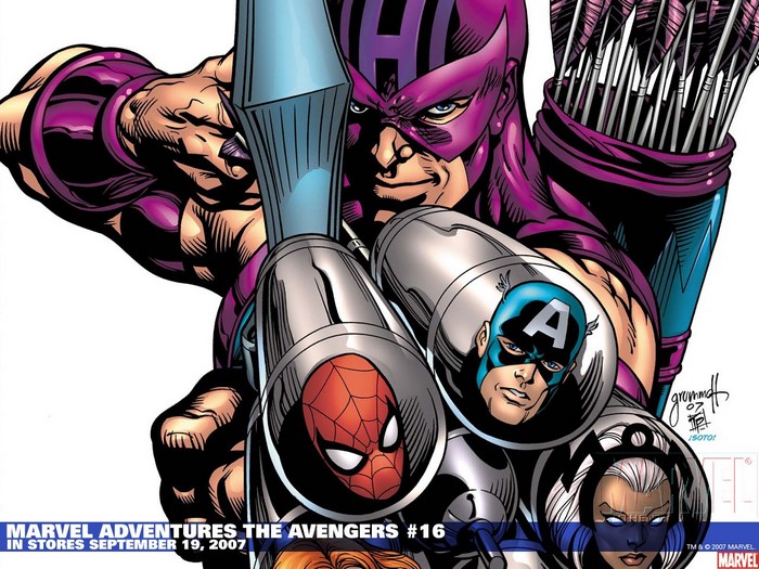 Marvel Adventures The Avengers #16 Cover Art