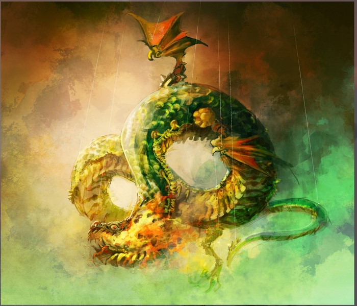 Dragon puppet from Castlevania: Lords of Shadow