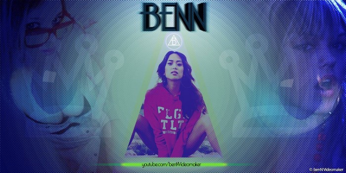 BENN music poster with woman