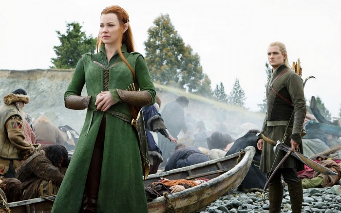 Tauriel and Legolas in The Hobbit: Battle of the Five Armies