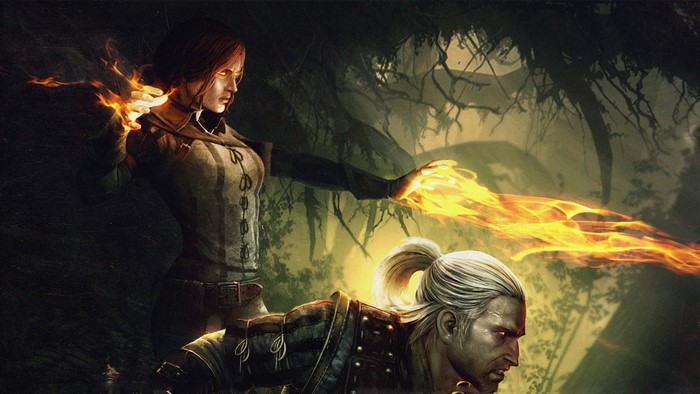 Yennefer and Geralt from The Witcher 2: Assassins of Kings
