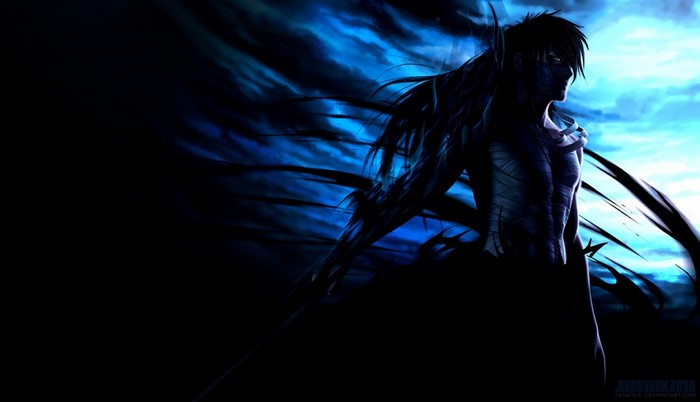 Kurosaki Ichigo from Bleach in Mugetsu form