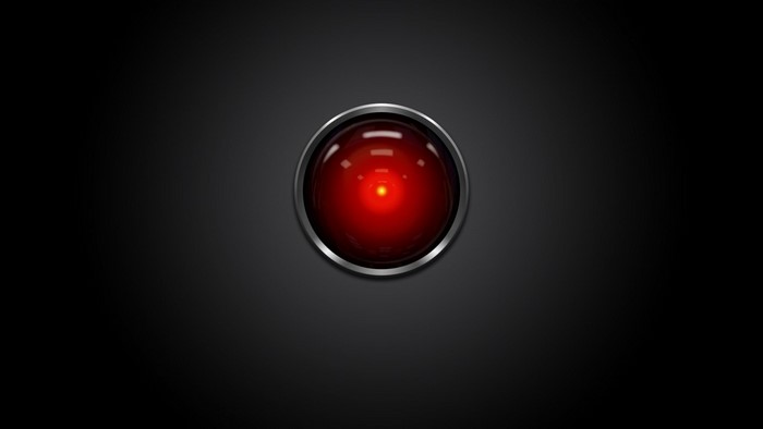 HAL 9000 logo from 2001 A Space Odyssey