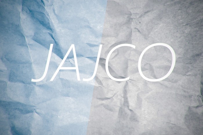 JACO text on crumpled paper