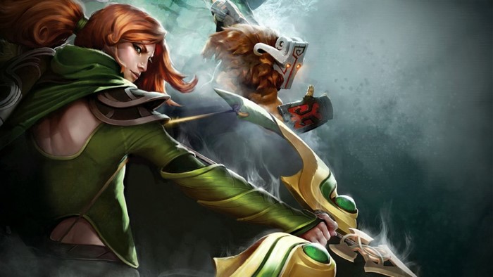 Windranger and Juggernaut from Dota 2