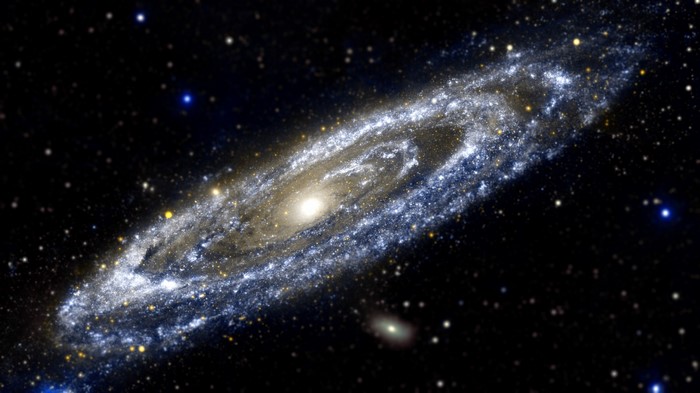 Andromeda Galaxy in Outer Space