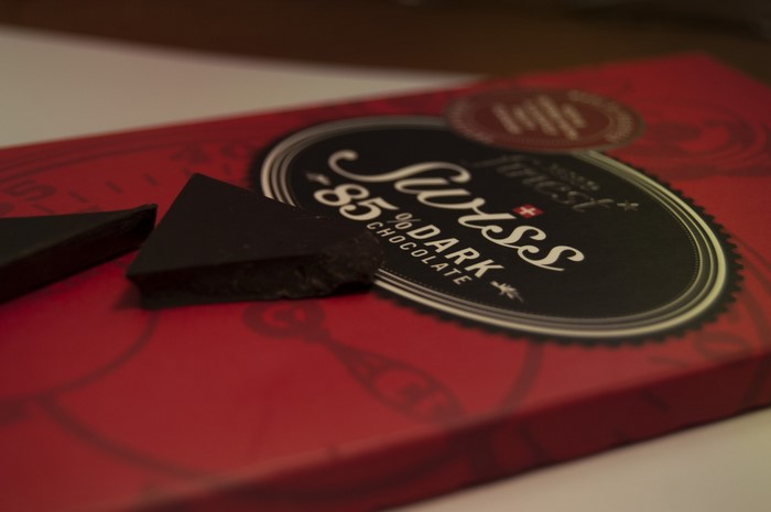 Swiss 85% Dark Chocolate Bar