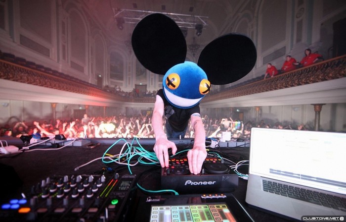Deadmau5 performing live on stage
