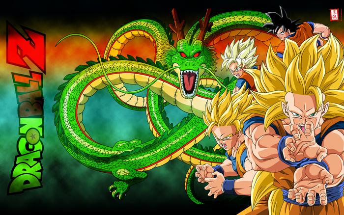 Dragon Ball Z: Shenron and Super Saiyan Goku