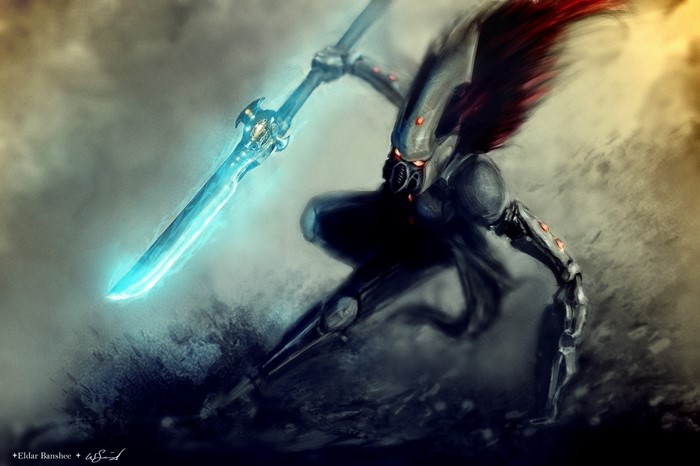 Eldar Howling Banshee from Warhammer 40,000