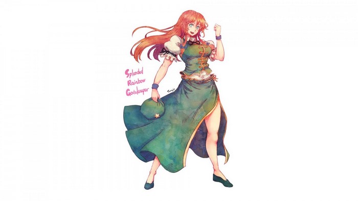 Hong Meiling from Touhou Project illustration