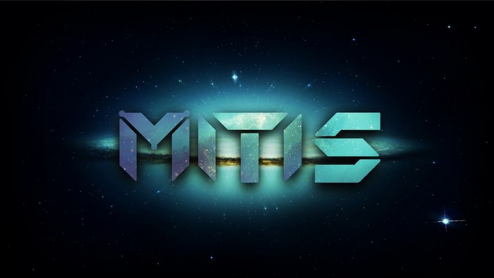 MitiS logo in space with galaxy background