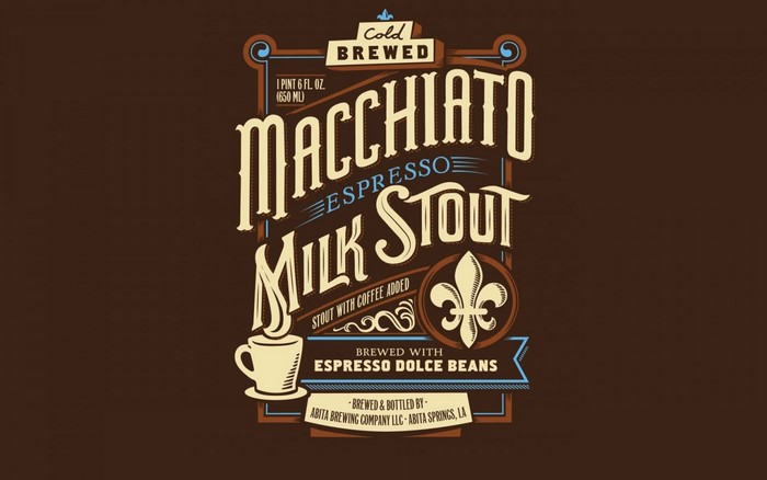 Abita Brewing Company Macchiato Milk Stout Label
