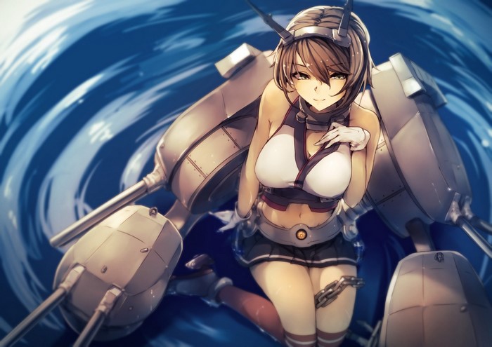 Mutsu from Kantai Collection with mecha
