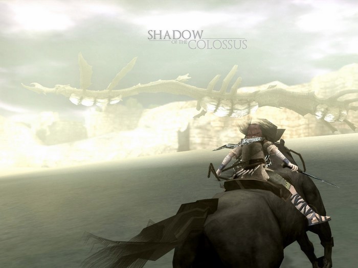 Wander riding Agro from Shadow of the Colossus