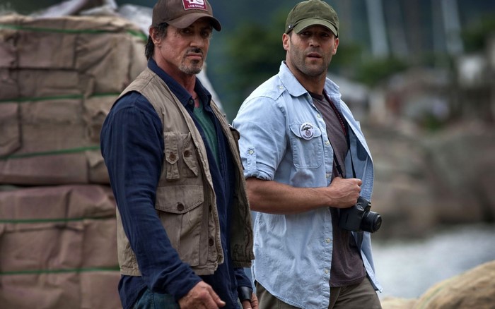Sylvester Stallone and Jason Statham