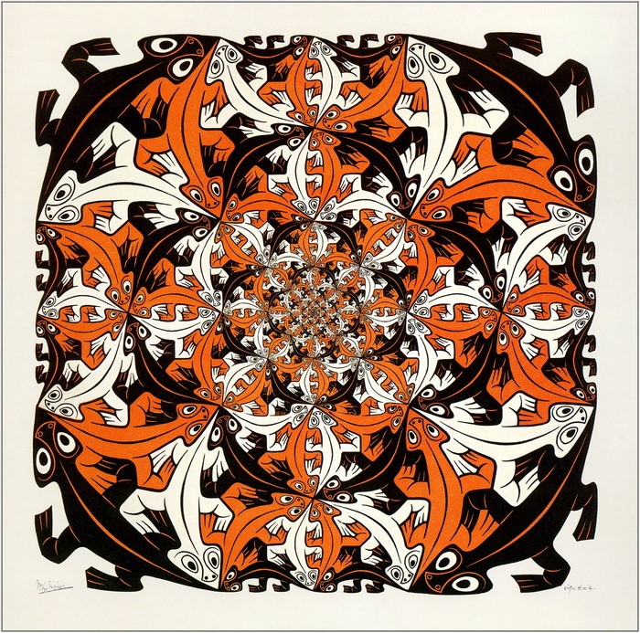 Reptiles Tessellation by M.C. Escher