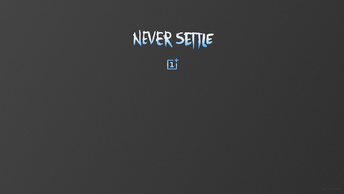 OnePlus Never Settle logo