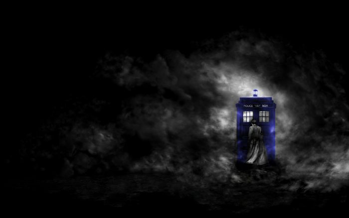 Doctor Who TARDIS in Fog