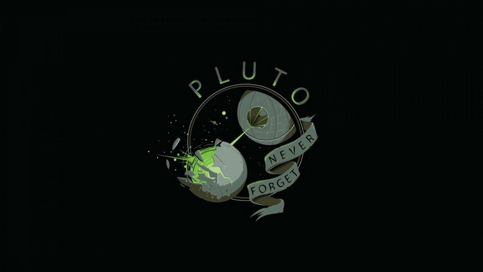 Pluto Never Forget Illustration