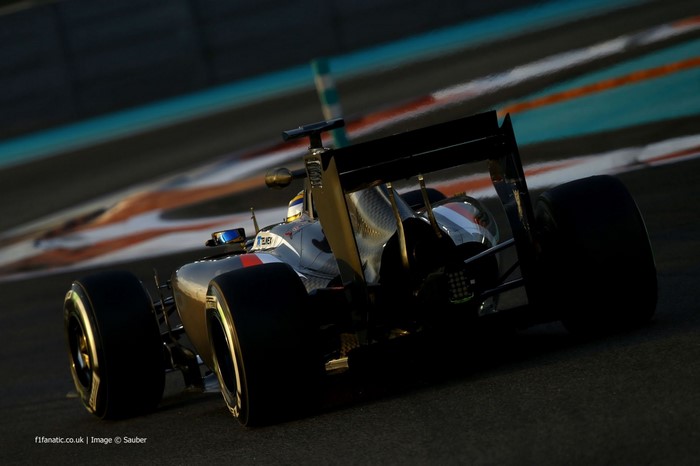 Sauber Formula 1 car on a race track