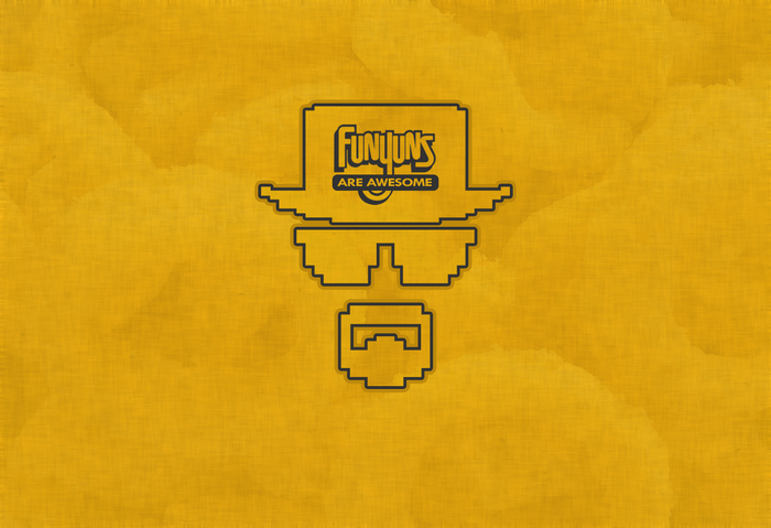 Heisenberg from Breaking Bad pixel art logo