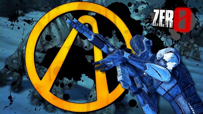 Zer0 from Borderlands 2 with Vault-Tec logo